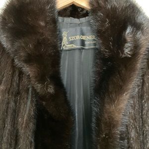 Size large women’s fur coat. Excellent condition, like new